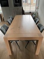 Eiken houten tafel, Huis en Inrichting, Tafels | Eettafels, Ophalen, 100 tot 150 cm, Eikenhout, 200 cm of meer