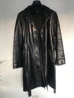 Vintage leren jas made in Italy maat S, Kleding | Dames, Jassen | Winter, Bruin, Blue Sand, Ophalen of Verzenden, Zo goed als nieuw