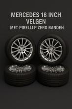 Mercedes-Benz 18 inch  S klasse velgen met Pirelli P Zero, Ophalen, 18 inch, 265 mm, Banden en Velgen