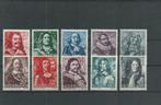 Nederland 1943, NVPH 412 t/m 421, Ongebruikt., Postzegels en Munten, Postzegels | Nederland, Verzenden, Na 1940, Postfris