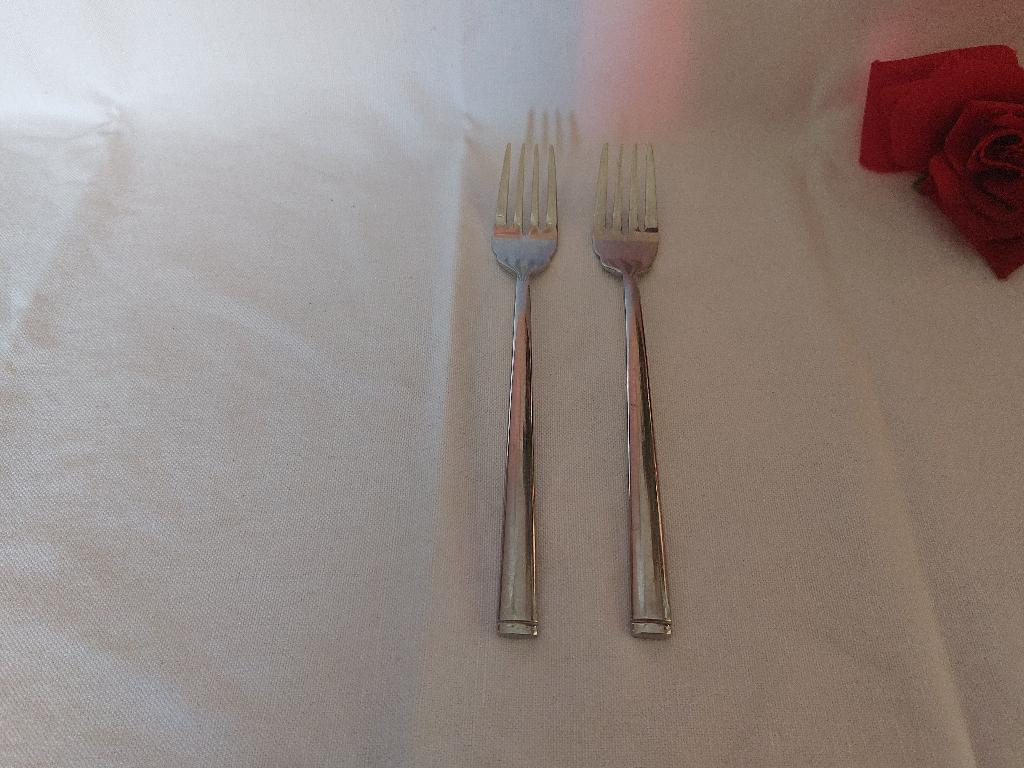 BK Waal 2 visvorken 2 fruitmesjes 1 taartvorkje koffielepel, Verzenden, Zo goed als nieuw, Rvs of Chroom, Vaatwasserbestendig