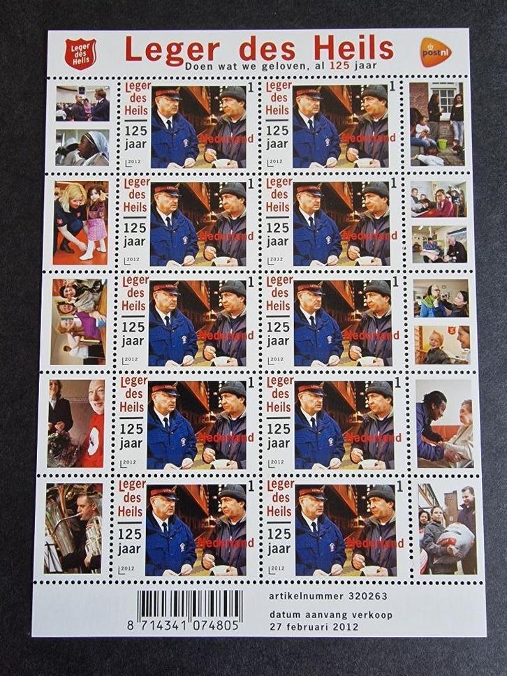 2012 Vel V2909 Leger des Heils 125 jaar. Postfris., Postzegels en Munten, Postzegels | Nederland, Postfris, Na 1940, Ophalen of Verzenden