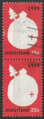 Nederland NVPH 1808 paar gestempeld, Postzegels en Munten, Verzenden, Na 1940, Gestempeld