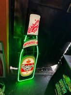 Carlsberg bier oude reclame NeoN verlichting, Ophalen, Gebruikt, ., Lichtbak of (neon) lamp