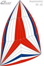 Nieuwe Gennaker 64 m2, Ophalen of Verzenden, Nieuw, 60 m² of meer