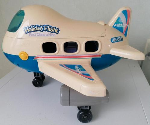 Groot vliegtuig, Holiday Flight, met geluid., Verzamelen, Speelgoed, Gebruikt, Ophalen of Verzenden