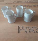 4 bekers Royal Creamware, Huis en Inrichting, Keuken | Servies, Nieuw, Ophalen of Verzenden, Overige stijlen, Kop(pen) en/of Schotel(s)