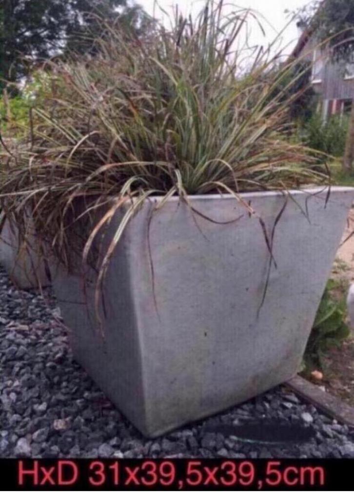 Grote cascade zware oude stenen bloempotten set 7potten, Tuin en Terras, Bloempotten, Gebruikt, Terracotta, Binnen, Balkon, Tuin