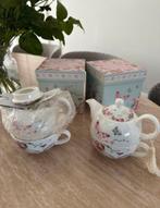 Tea for one, kop met kan. Theekop koffiekop, Ophalen of Verzenden, Nieuw, Overige stijlen, Kop(pen) en/of Schotel(s)