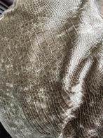 Groen Gouden Kussens met Slangenprint, Huis en Inrichting, Woonaccessoires | Kussens, Ophalen, Zo goed als nieuw, Groen, Vierkant