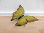 203* Bronzen vlinder Platina (Boven €75 geen verzendkosten), Ophalen of Verzenden, Nieuw, Overige materialen, Dierenbeeld
