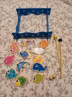 Houten visspel, Ophalen, Gebruikt