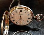 Zakhorloge JW Benson halfhunter zilver 1940 !!MINT!!, Ophalen of Verzenden, Zilver, Overige typen