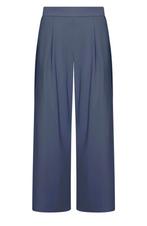 Japan TKY broek Kona travelstof S blauw wijde pijpen, Maat 38/40 (M), Blauw, Ophalen of Verzenden, Zo goed als nieuw