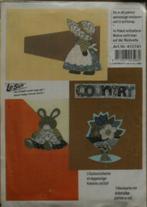 Hobbypakketje 3 kaarten maken met stof zie foto´s nr 807, Hobby en Vrije tijd, Kaarten | Zelf maken, Verzenden, Nieuw, Overige thema's