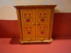Houten kast poppenhuis, Verzamelen, Poppenhuizen en Toebehoren, Ophalen, Poppenhuis