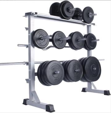Gewichtenrek Halterrek T.B.V. Barbell Dumbbell Curlstang Rek beschikbaar voor biedingen