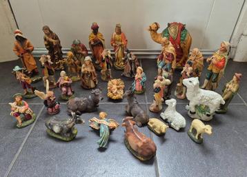 Oude Beelden Kerst groep beschikbaar voor biedingen