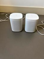 SET SONOS ONE (Gen 2, Wit), Ophalen, Zo goed als nieuw, Sonos, Minder dan 60 watt