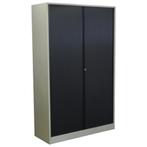 Ahrend Roldeurkast Lichtgrijs Zwart 195 x 120 x 45