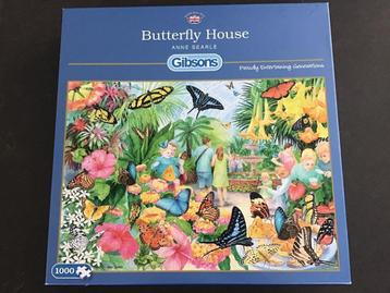Gibsons Puzzel Butterfly House 1000 stukjes beschikbaar voor biedingen
