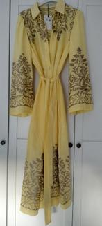 Nieuwe Arabisch jurk mt s/m Geel, Kleding | Dames, Jurken, Ophalen of Verzenden, Nieuw, Geel, Onder de knie