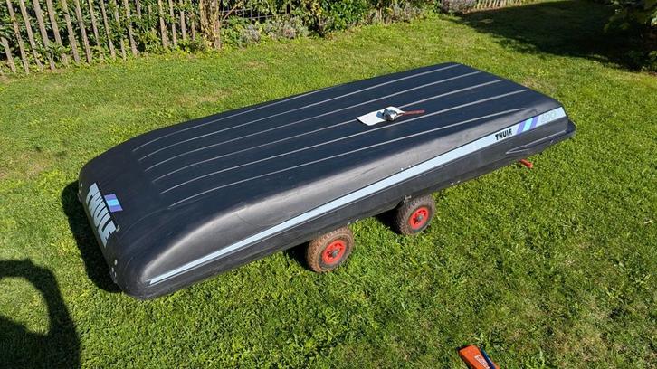 Thule dakkoffer ski koffer dak koffer, Auto diversen, Dakkoffers, Zo goed als nieuw, Ophalen