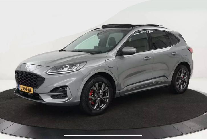 Ford Kuga 2.5 Phev E-cvt 225pk 2021 Grijs, Auto's, Ford, Particulier, Kuga, ABS, Achteruitrijcamera, Adaptieve lichten, Adaptive Cruise Control