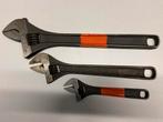 3 stuks Irega verstelbare moersleutel Bahco 15” - 12” - 8”, Ophalen of Verzenden, Zo goed als nieuw