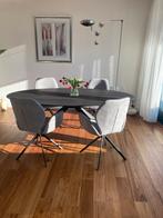 Goossens Eetkamerstoelen - Set van 4, Ophalen of Verzenden, Zo goed als nieuw, Vier, Stof