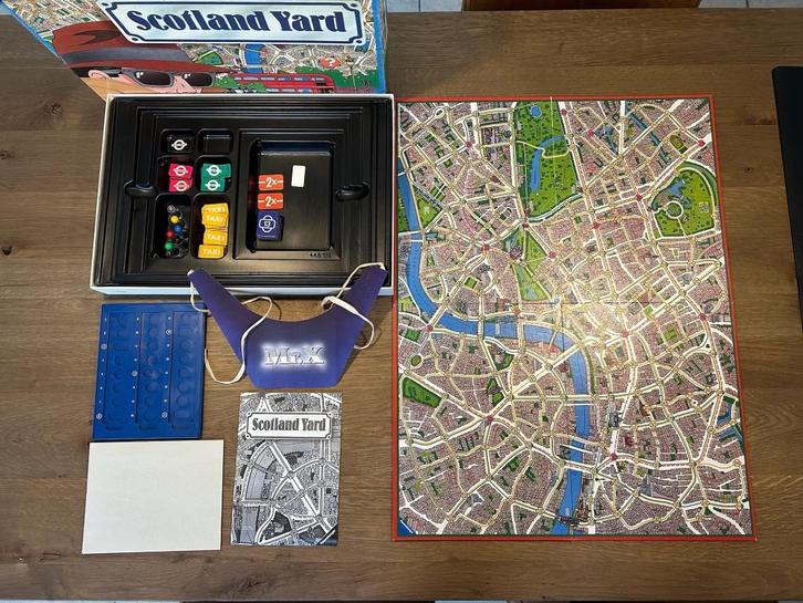 Scotland Yard, Compleet, Zo goed als nieuw!, Hobby en Vrije tijd, Gezelschapsspellen | Bordspellen, Zo goed als nieuw, Een of twee spelers