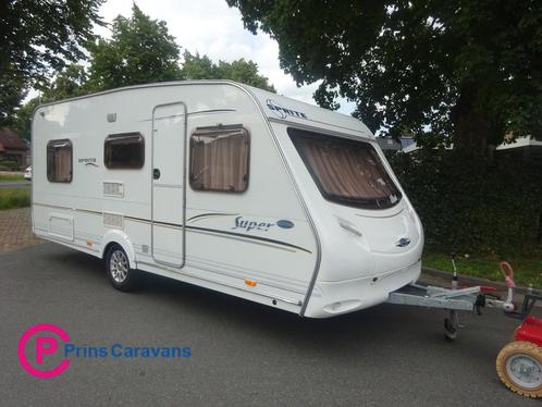 Sprite Super 490 Enkele Bedden+Rondzit+Luifel, Caravans en Kamperen, Caravans, Bedrijf, tot en met 4, 1000 - 1250 kg, Sprite, 6 tot 7 meter
