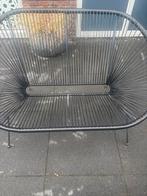 Tuinbank zwart, Tuin en Terras, Ophalen, Zo goed als nieuw, Kunststof