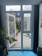 Kunstoff kozijn en deur, Kunststof, Gebruikt, Deurkozijn, Inclusief glas
