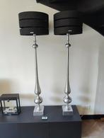 zwarte stoffen lampenkappen van riviera maison, Huis en Inrichting, Lampen | Overige, Ophalen of Verzenden, Zo goed als nieuw