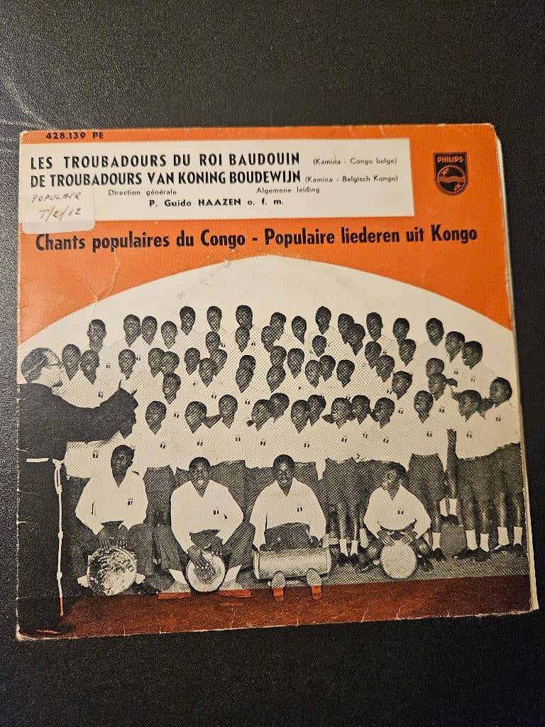 Les Troubadours Du Roi Baudouin - Chants Populaires Du Congo, Gebruikt, Overige genres, 7 inch, Ophalen of Verzenden