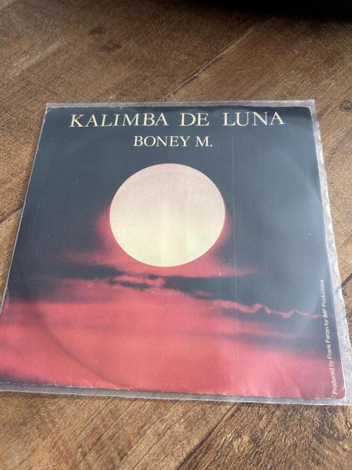 Boney M-Kalimba de Luna, Cd's en Dvd's, Vinyl Singles, Zo goed als nieuw, Single, Pop, 7 inch, Ophalen of Verzenden