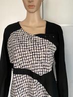i231 blouse maat 40=M top zwart/wit Paz Torras, Maat 38/40 (M), Paz Torras, Wit, Ophalen of Verzenden