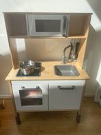 Ikea speelkeuken met keukenspullen, Ophalen of Verzenden, Zo goed als nieuw, Hout