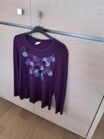 Mooi shirt 3/4 mouwen Barbara Lebek maat 42 (nieuw), Paars, Maat 42/44 (L), Nieuw, Ophalen of Verzenden