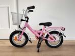 Lieve roze Loekie Princess - 12 inch mét mandje, Fietsen en Brommers, Fietsen | Kinderfietsjes, Ophalen, Zijwieltjes, Gebruikt