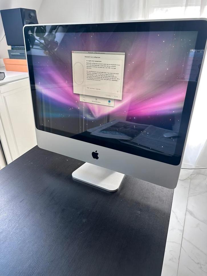 iMac 20-inch (Early 2008) –  Werkt, maar inlogcode onbekend, Computers en Software, Apple Desktops, Gebruikt, iMac, HDD, Onbekend