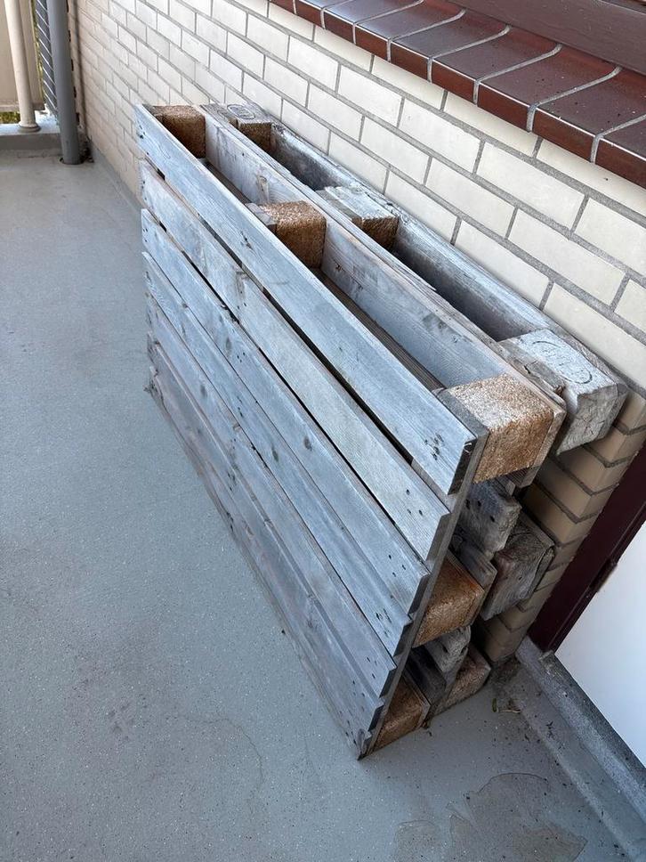 2 Pallets 80x120 - Ideaal voor DIY projecten!, Doe-het-zelf en Verbouw, Hout en Planken, Gebruikt, Pallet, Overige houtsoorten
