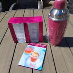 NIEUW! Cocktail set, glazen, shaker, recepten, Glas of Glazen, Nieuw, Ophalen of Verzenden, Glas