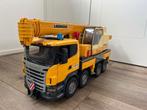 Speelgoed Scania Vrachtwagen met hijskraan (Bruder), Kinderen en Baby's, Speelgoed | Speelgoedvoertuigen, Ophalen, Gebruikt