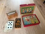 Vintage speelkaarten en kwartetspel in originele doosjes, Antiek en Kunst, Ophalen of Verzenden