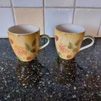 Vic's Handpainted koffie kopjes, Ophalen of Verzenden, Porselein, Overige stijlen, Kop(pen) en/of Schotel(s)