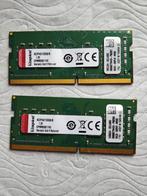 2x 8GB Kingston DDR4 2133 MHz So-dimm, Computers en Software, RAM geheugen, ., DDR4, Ophalen of Verzenden, Zo goed als nieuw