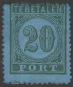 Ned-Indie Port 4 ongebruikt 1874, Postzegels en Munten, Postzegels | Nederlands-Indië en Nieuw-Guinea, Ophalen of Verzenden, Nederlands-Indië