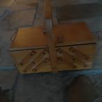 naaiboxje hout gevuld voor beginners, Ophalen